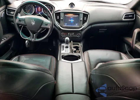 2016 Maserati Ghibli S z USA, uszkodzony, nr VIN ZAM57RTA6G1170857